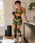 Celestial Sunbloom Green Yoga Set