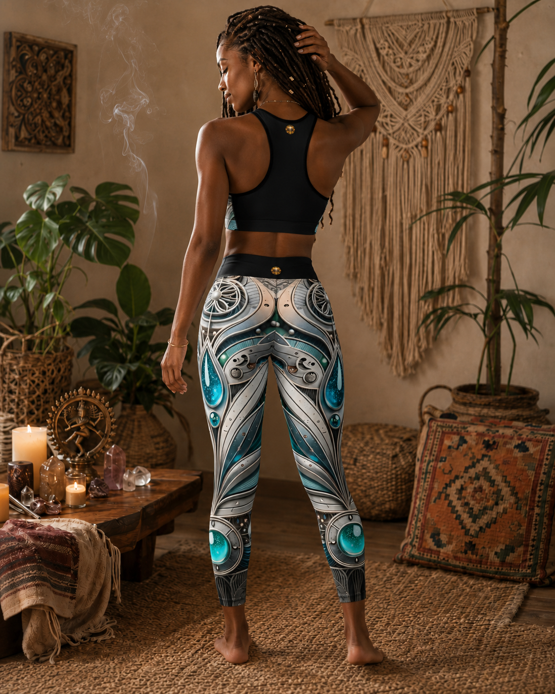 Empyrean Silver Yoga Set