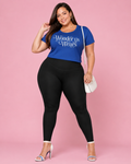 Plain Black Leggings – product photo